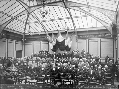Second Congress of the International Cooperative Alliance, 31st October 1895 by French Photographer